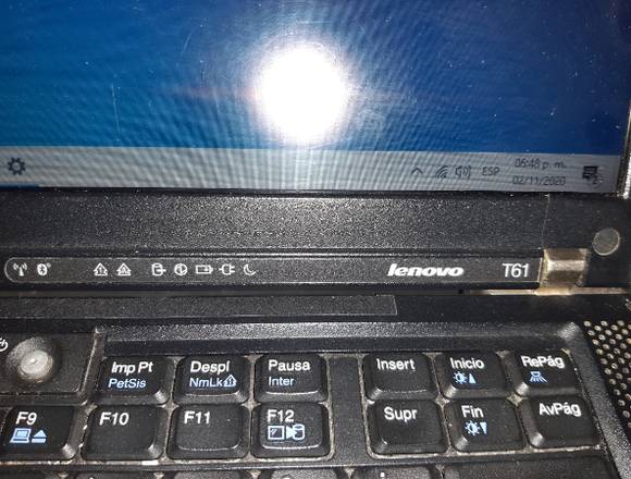 LAPTOP LENOVO THINKPAD T61 EN BUENAS CONDICIONES