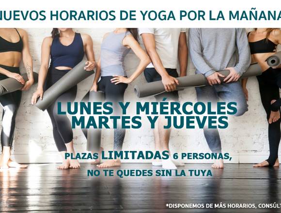 YOGA - CLASES PRESENCIALES Y ONLINE