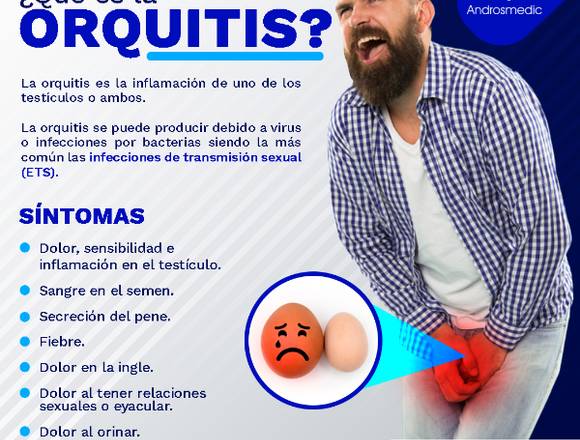 ¿Tienes inflamación en tus testículos? 