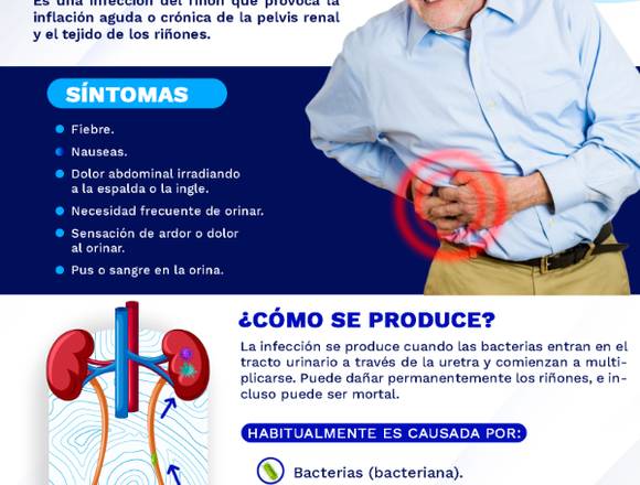 ¿Tienes una infección en los riñones?