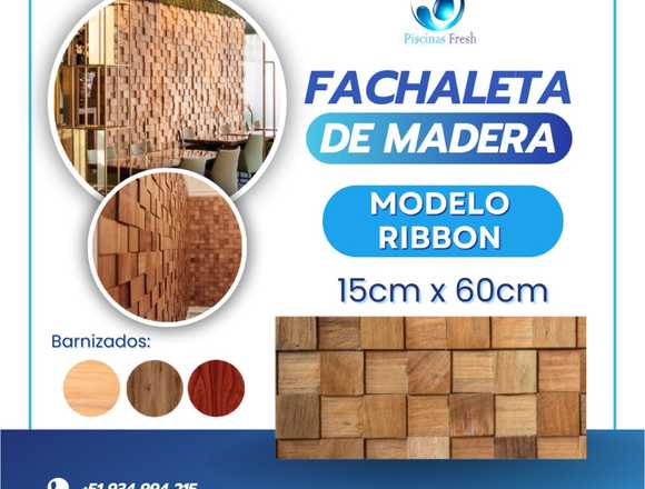 FACHADA DE MADERA - FACHALETA DE MADERA EXTERIOR