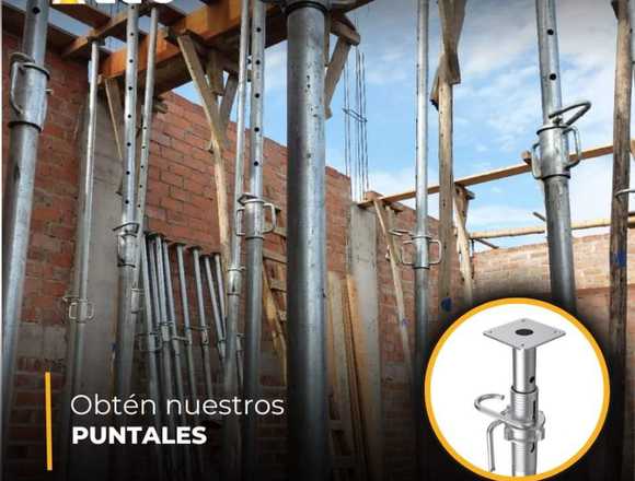 PUNTALES METALICOS DE 3M -4M Y 5M GALVANIZADO