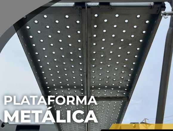 PLATAFORMA METALICA EN STOCK 