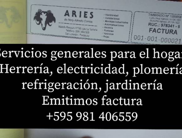 Realizamos trabajos generales para el hogar 