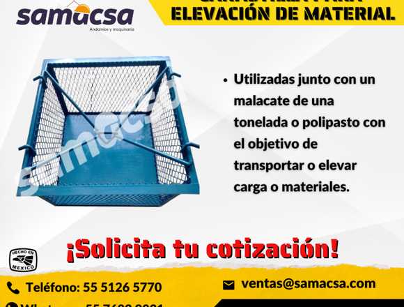 CANASTILLA PARA MATERIALES 