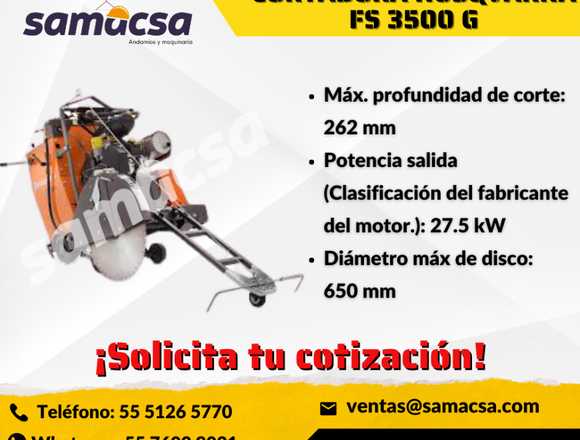 CORTADORA PARA CONCRETO Y ASFALTO MARCA HUSQVARNA