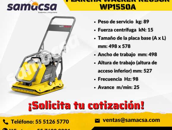 PLANCHA VIBRATORIA WACKER NEUSON 