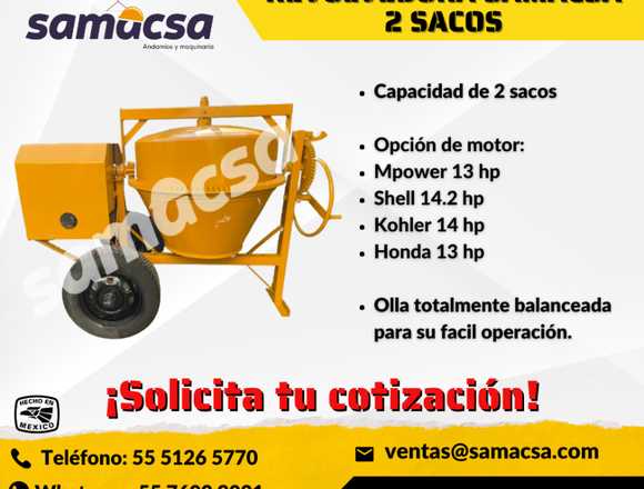 CONCRETERA SAMACSA DE 2 SACOS 