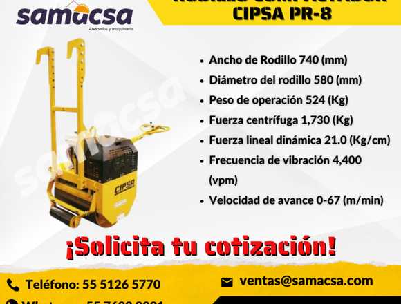 RODILLO VRIBRATORIO DE LA MARCA CIPSA PR8