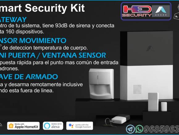 Abode Kit de alarma SIN CONTRATOS hogar negocio