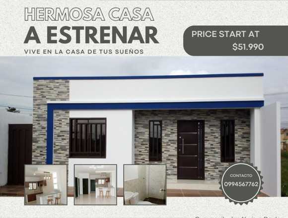 venta de casa a estrenar en mi lote - villa bonita