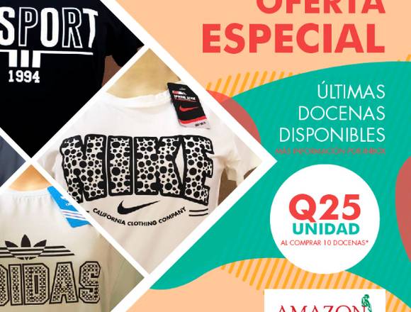 OFERTA ESPECIAL DE PLAYERAS