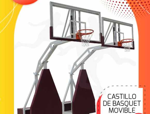 TABLERO DE BASQUET MOVIBLE - MOBEL SPORTS