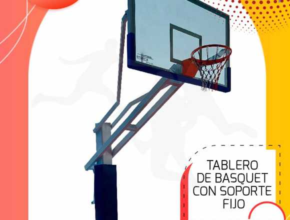 TABLERO DE BASQUET- FIJO -MOBEL SPORT´S