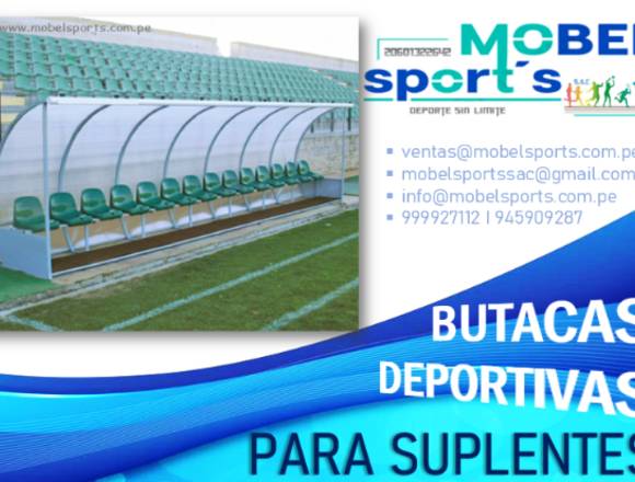 BUTACAS DEPORTIVAS-PARA SUPLENTES-MOBEL SPORTS