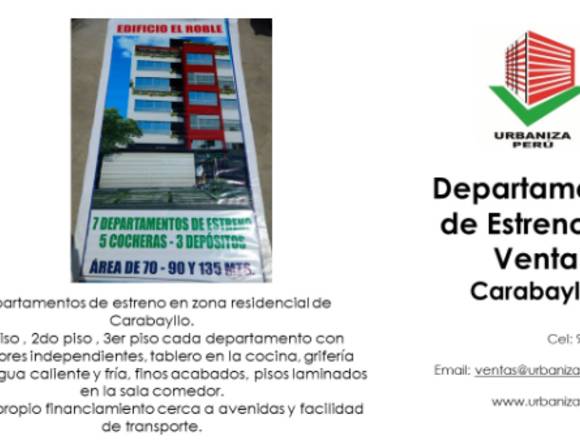 Departamentos de Estreno en Carabayllo