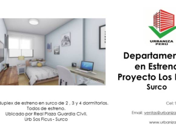 Departamentos en Estreno en Venta