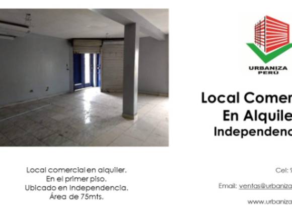 Local Comercial En Alquiler Independencia