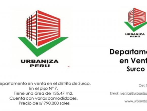 Departamento en Venta en Surco