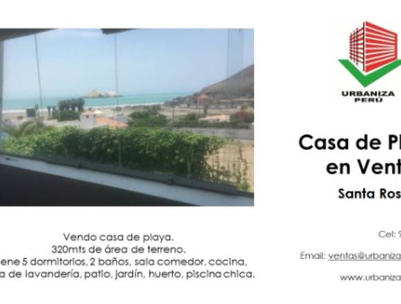 Casa de Playa en Venta 