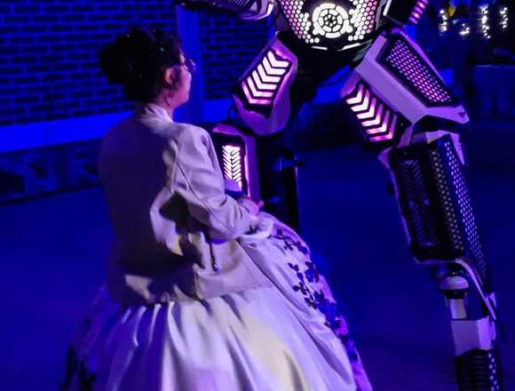 Renta de Robot de led para tus fiestas/puebla.