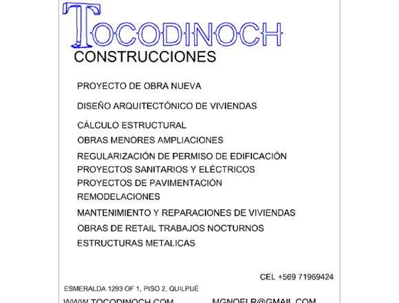 Construccion y mantencion de propiedades 