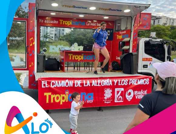 Camion Tarima, Oficina Movil Alo Publicidad