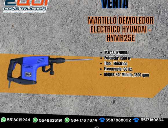 Martillo demoledor eléctrico Hyundai-HYMR25E 