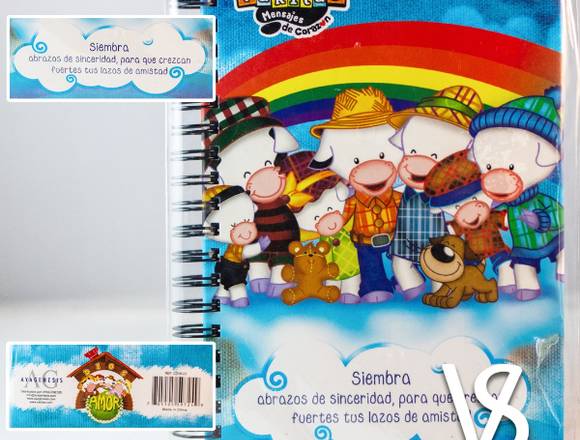 Libretas con mensajes