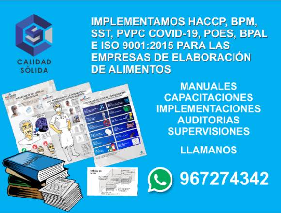 ASESORIA HACCP Y BPM