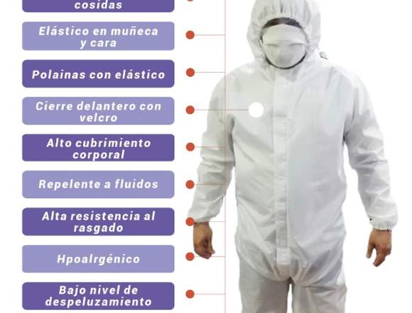 Trajes de bioseguridad antifluido