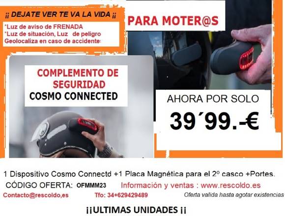 LUZ  PARA CASCO DE SEGURIDAD MOTER@S