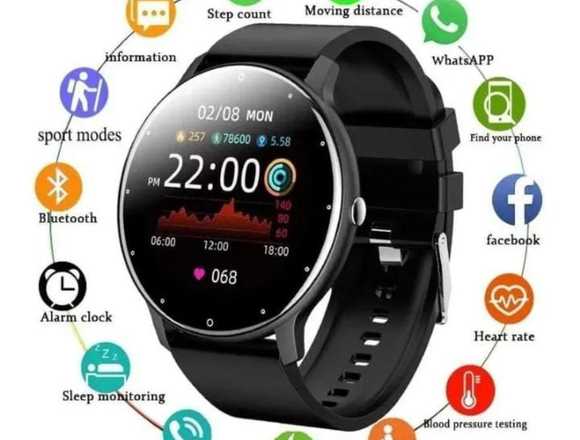 Smartwatch ZL02D:Juegos, sensores de salud, y más!