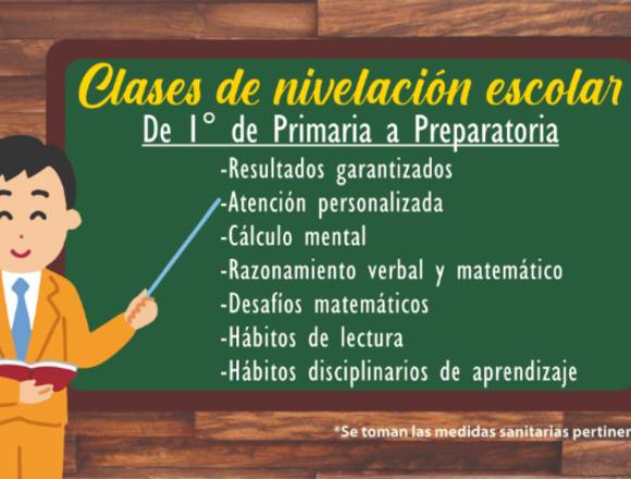 Clases de Nivelación Escolar 