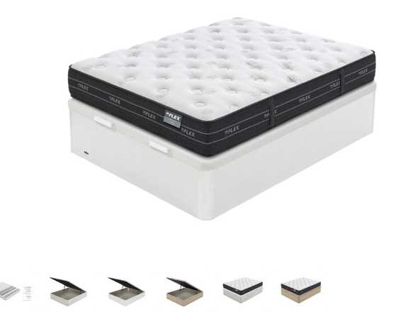 PACK FLEX COLCHÓN NUBE VISCO + ABATIBLE 25