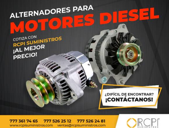 ALTERNADORES PARA MOTORES INDUSTRIALES