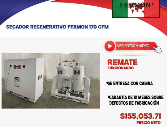 SECADOR REGENERATIVO 170 CFM