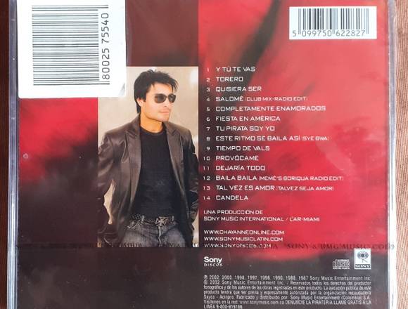 CD DE CHAYANNE GRANDES ÉXITOS NUEVO, 100% ORIGINAL