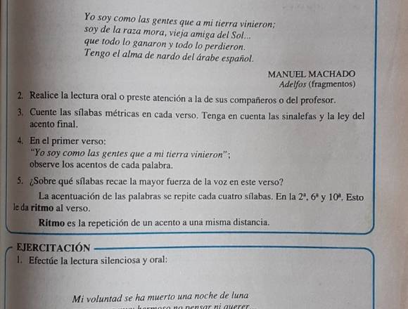 Castellano y Literatura 8° Grado Lolita De Mora