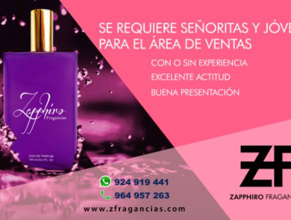 PROMOTOR DE VENTAS DE PERFUMERIA 