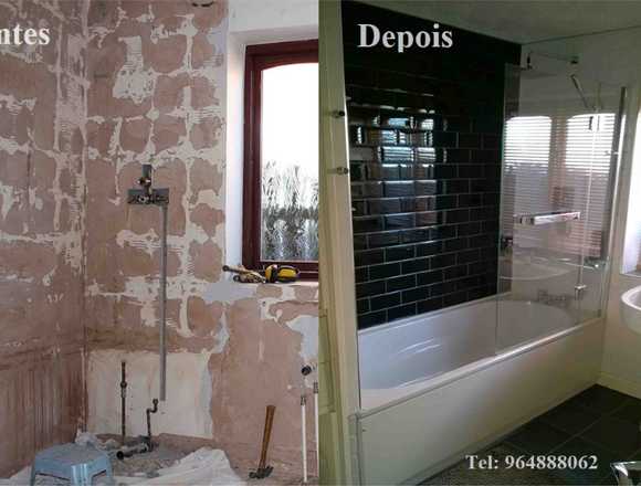 Remodelação de Casas de banho / Wc.