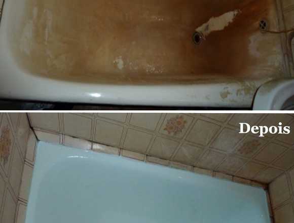 Renovação de banheiras. Restauro de banheiras.
