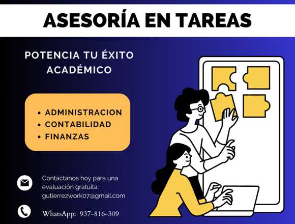 TRABAJOS Y TAREAS DE ADMINISTRACION Y CONTABILIDAD