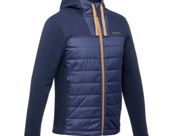 JERSEY SUDADERA NH500 HYBRID AZUL HOMBRE QUECHUA