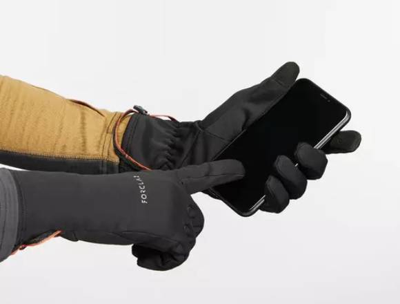 GUANTES DE FRÍO FORCLAZ TREK500 NEGRO QUECHUA