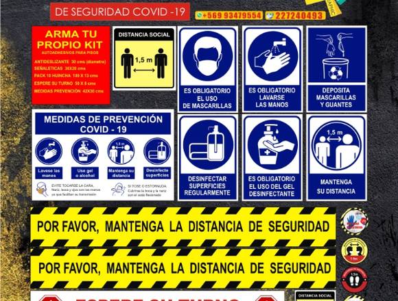 Señaléticas en tiempos de COVID-19