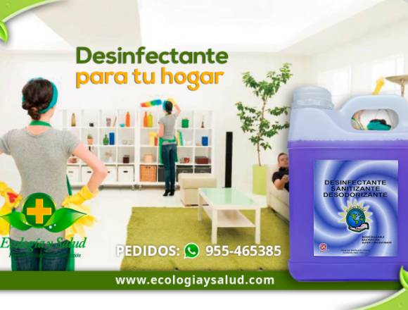 Desinfectante ecologico para tu hogar