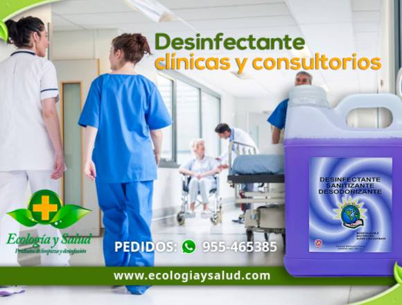 Desinfectante ecologico para hospitales