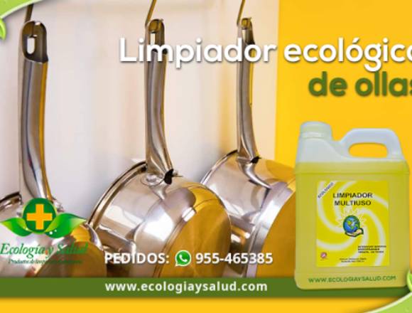 Limpiador y desinfectante ecológico de ollas