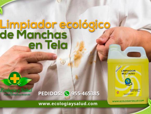 Removedor ecológico de manchas de ropa